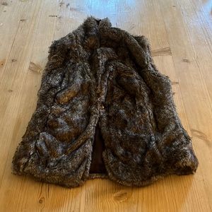 Faux fur vest